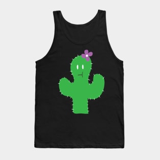 Cutesy Flower Cactus Tank Top